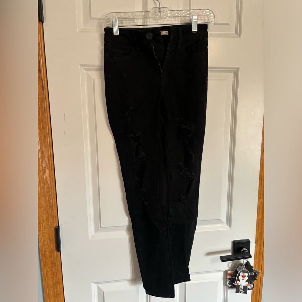 Black jeggings barely worn